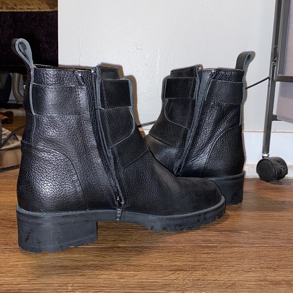 ZARA basic collection combat boots w zippers size 39 - never worn outside - Picture 5 of 14
